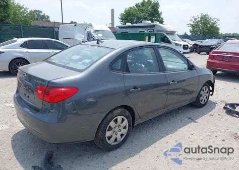 2009 Hyundai Elantra Gls z USA, uszkodzony, nr VIN KMHDU46D69U682617